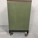 Metal filing cabinet with drawers