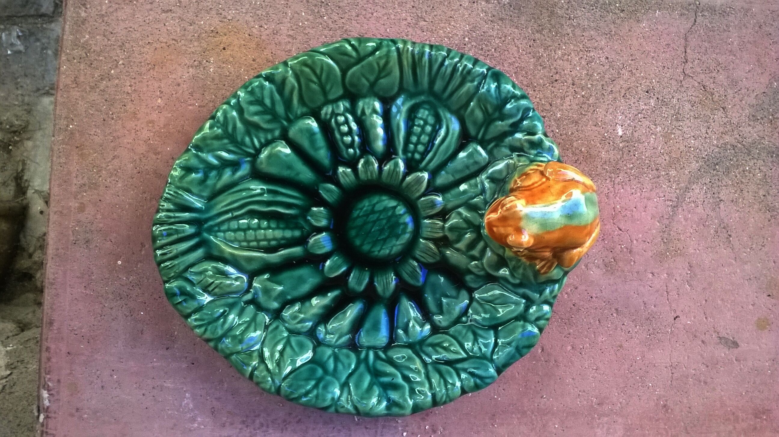 Barbotine "a la frog"