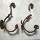 Bronze coat hanger pair