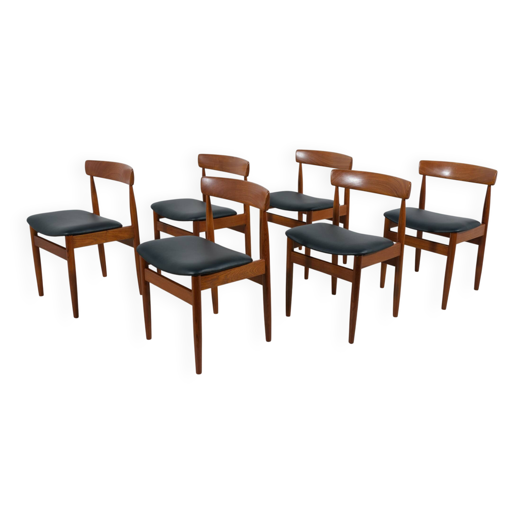Mid-century Danish teak chairs from Farsö Stolefabrik, Denmark, set of 6