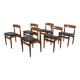 Mid-century Danish teak chairs from Farsö Stolefabrik, Denmark, set of 6