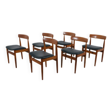 Mid-century Danish teak chairs from Farsö Stolefabrik, Denmark, set of 6