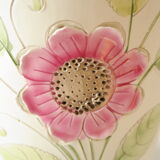 Vintage ceramic flower vase Italy Cadorev