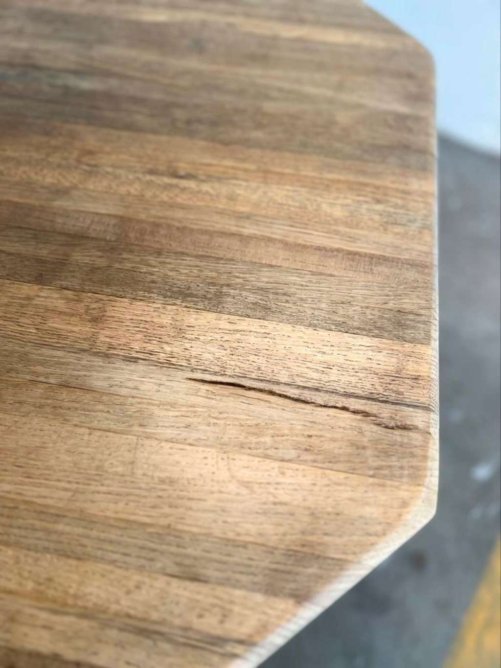 Coffee table in vintage oak