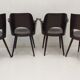 4 Oswald Haerdtl chairs for Ton, Czechoslovakia