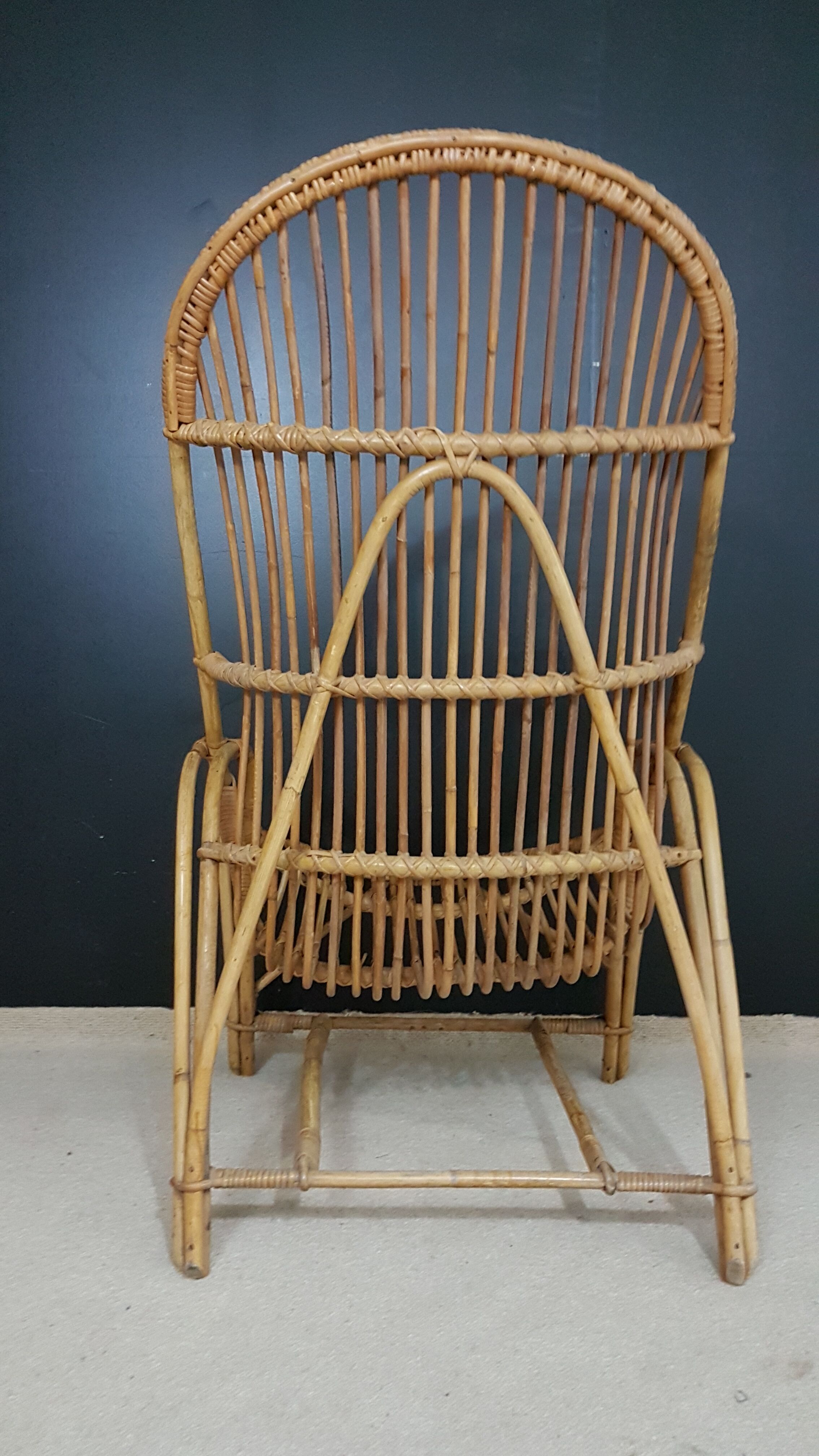 Rattan armchair 1960