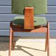 Chaise Robin Day « HILLESTAK » 1950 verte