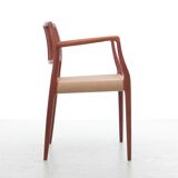 Suite of 4 Scandinavian teak armchairs model 66