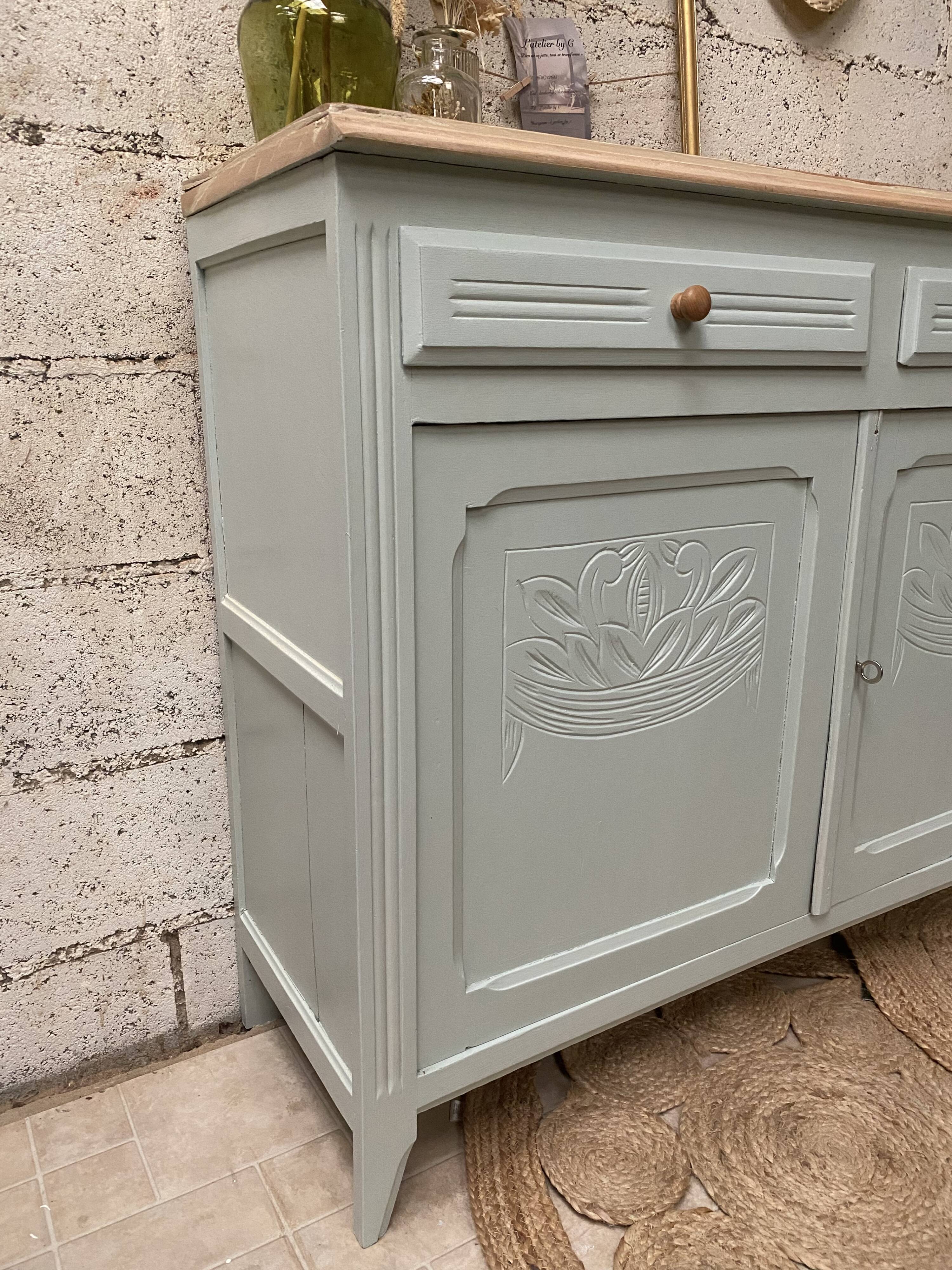 Buffet vintage en bois massif (D'occasion) à Aubonne pour CHF 75