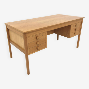 Scandinavian oak desk, Sweden, 1960