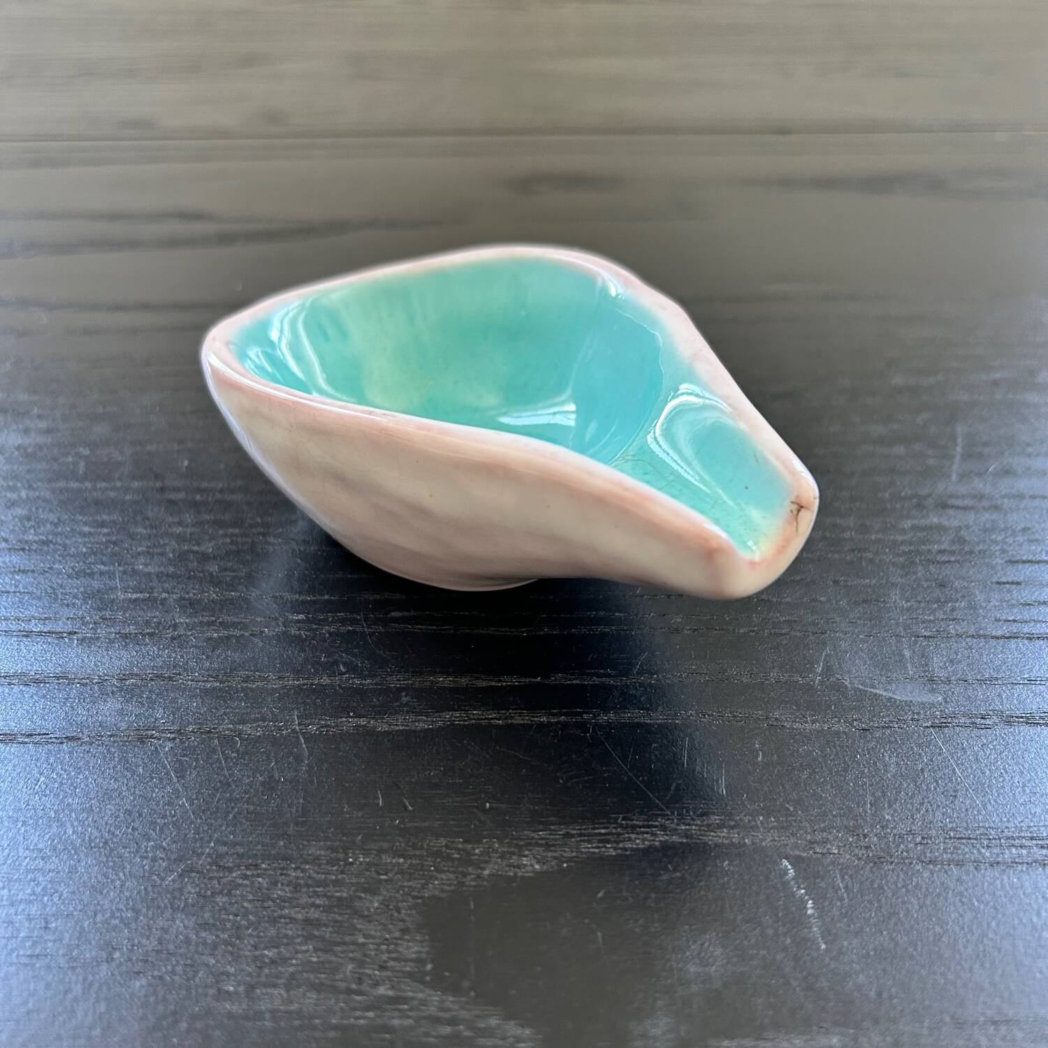 Individual handcrafted ashtray