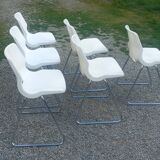 Set de 6 chaises design Svante Schöblom Overman éditeur 1970 Sweden