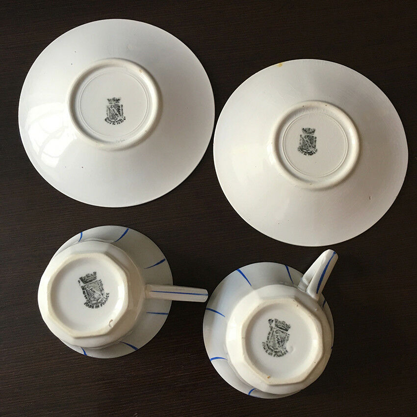 Art Deco coffee cups