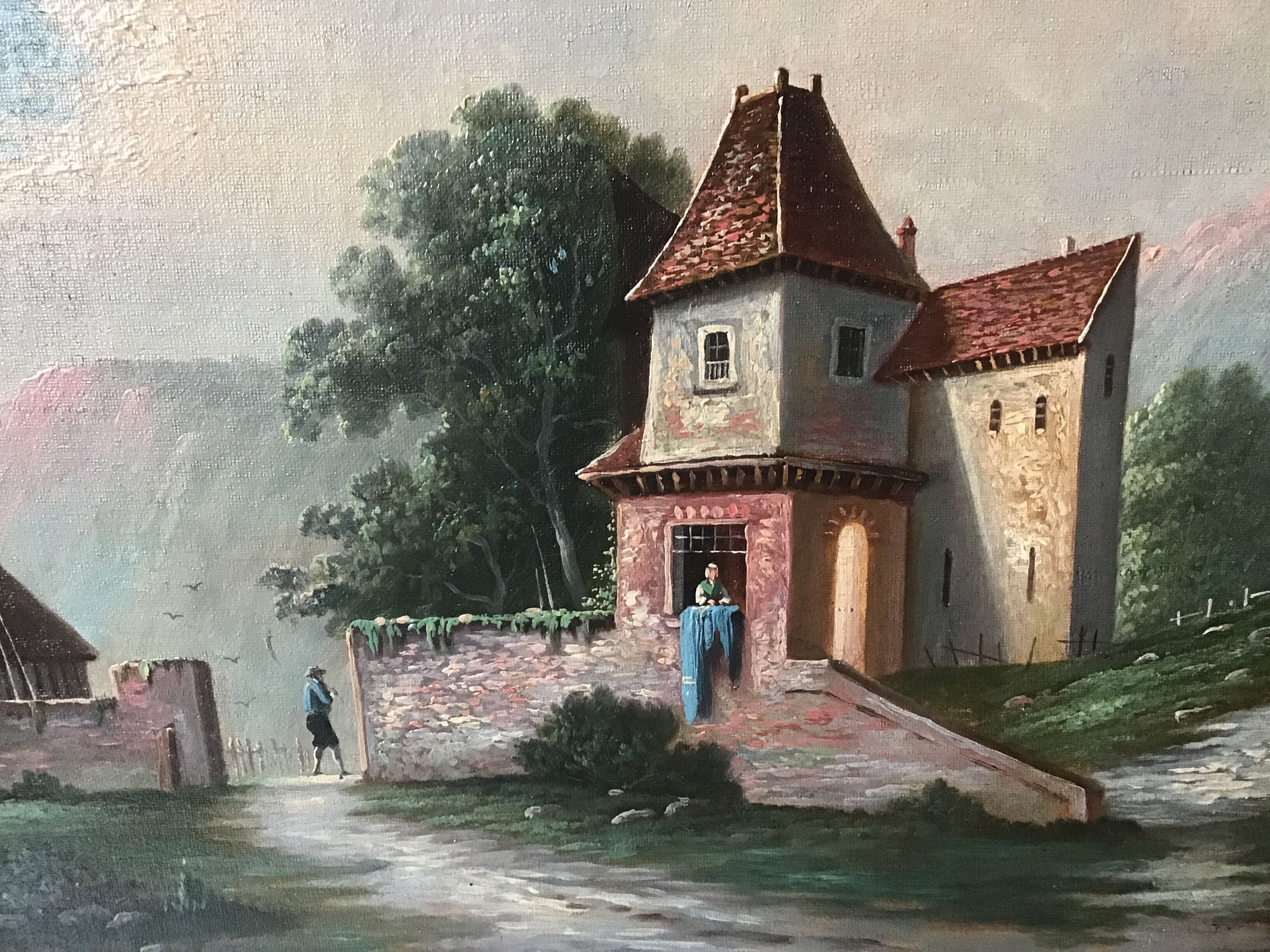 Ancient landscape table