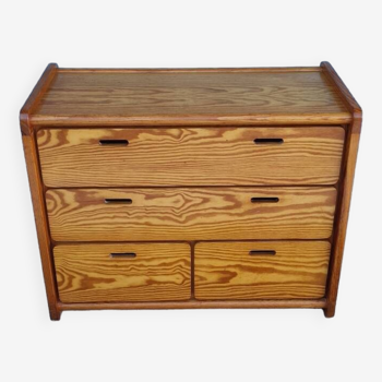 Pine chest of drawers 1970