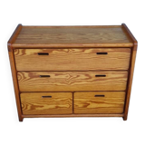 Pine chest of drawers 1970