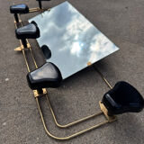 Wall-mounted coat rack mirror from the 1960s.