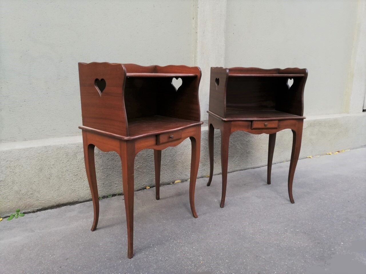 Pair of vintage bedside tables