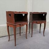 Pair of vintage bedside tables