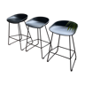 Lot de 3 tabouret de bar Hay noir