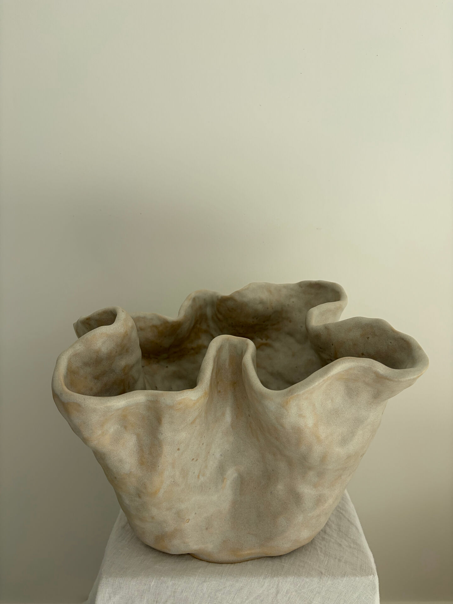 Handmade artisanal vase