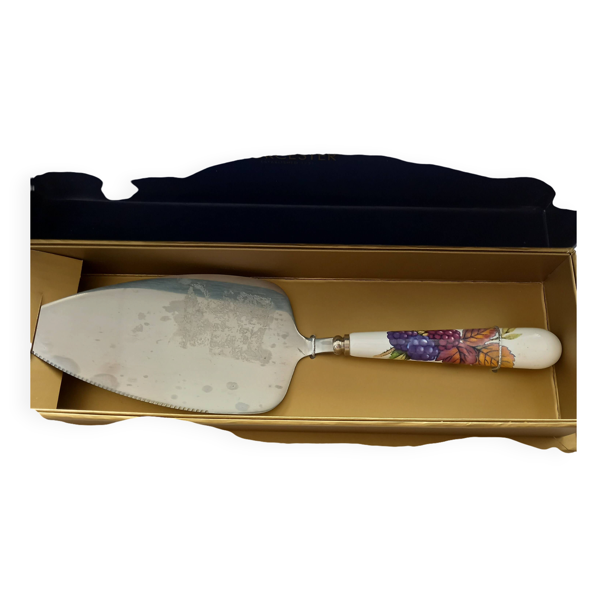 Royal Worcester Evesham Gold cake server