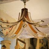 Glass paste chandelier circa 1970