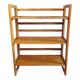 Vintage foldable wooden bookseller bookcase
