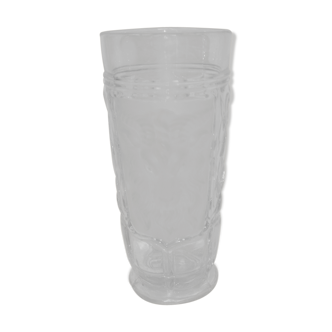 St. Louis ram crystal glass embossed