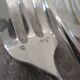 12 silver-plated oyster forks, Ercuis goldsmith, baguette-shaped, 14.3 cm