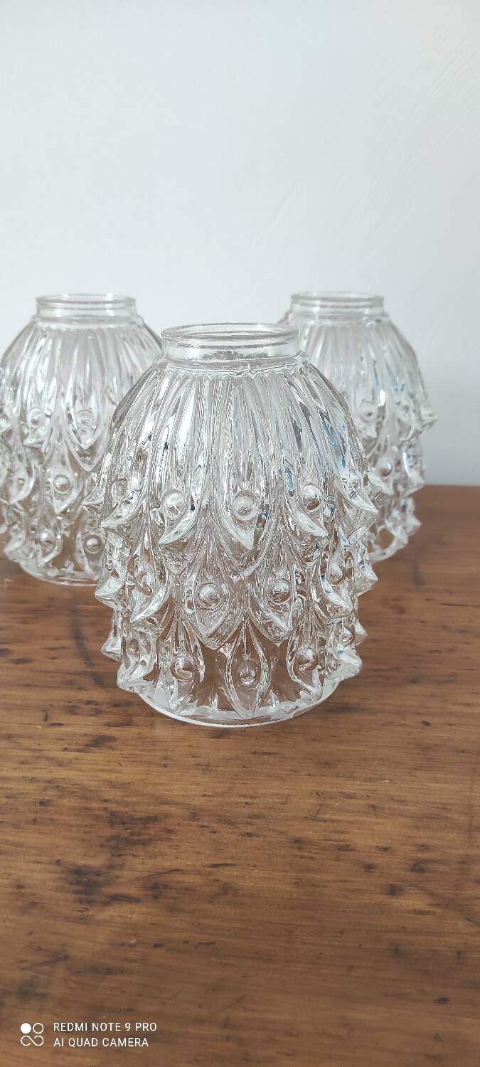 Vintage Glass Suspension Set