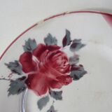 Digoin sarreguemines 2 flat plates la rose
