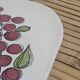 Plat à tarte / gâteau vintage motif fruits Grünstadt - Années 1960