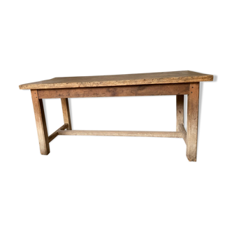 19th farm table in cherry and ash
