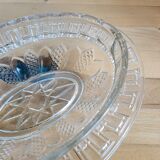 Ramequin / butter maker in chiseled glass