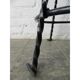 Vintage stool lined with cowhide