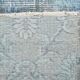 7x11 Turkish Light Blue Camouflage Pattern Vintage Rug, 223x329Cm