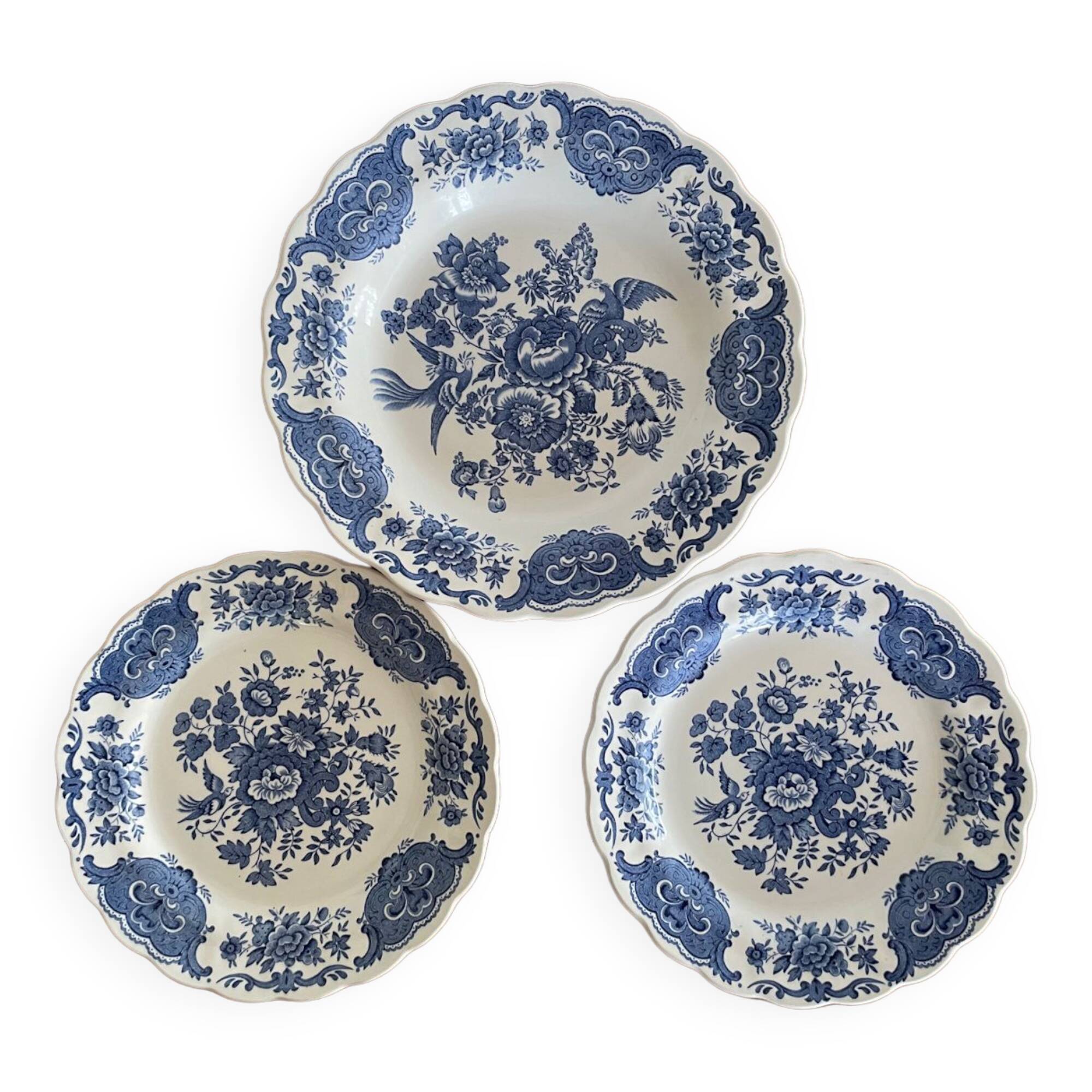 Lot d’assiettes Ridgway Windsor