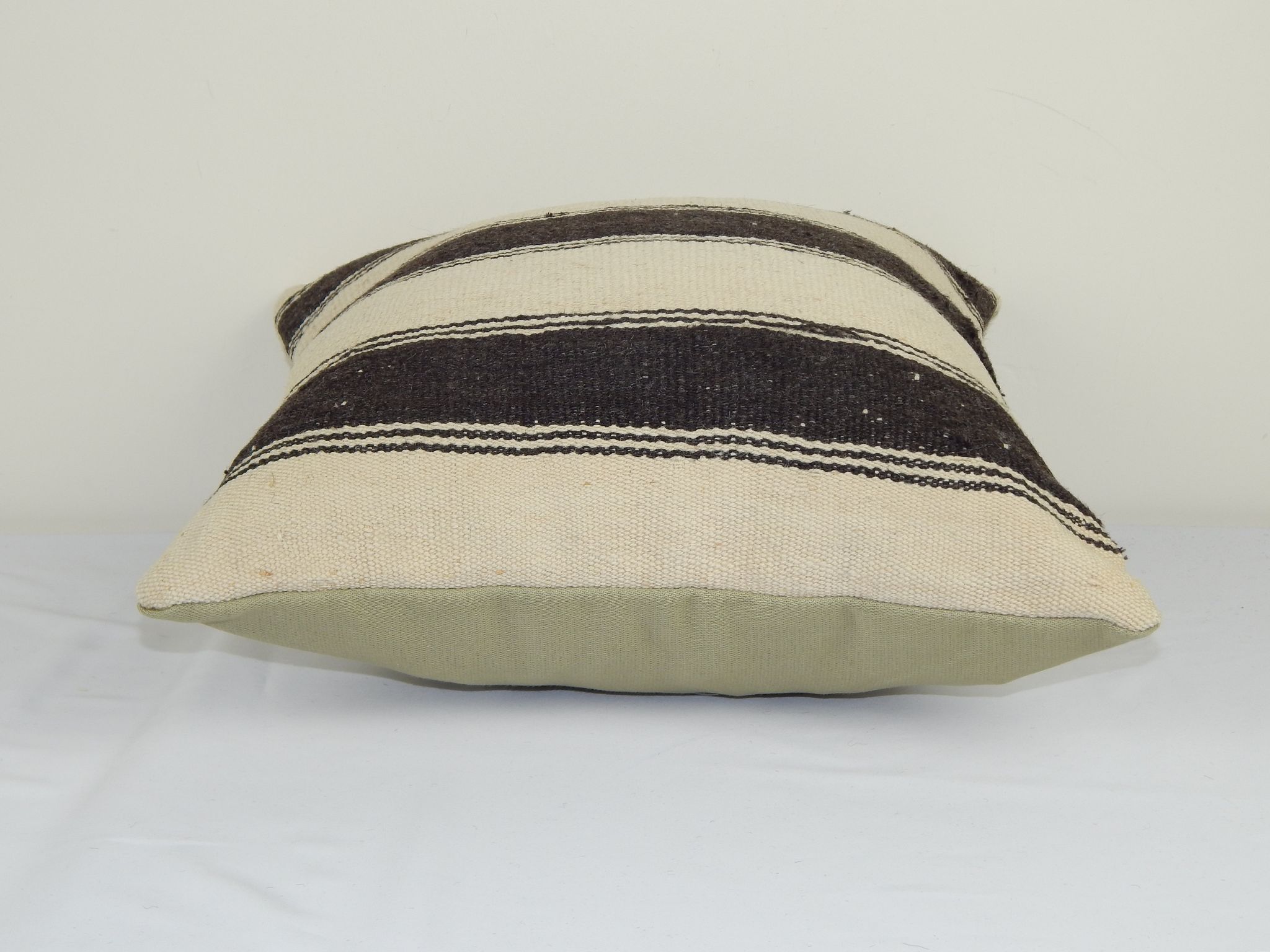 housse de coussin en chanvre turc rayé ak173