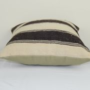 housse de coussin en chanvre turc rayé ak173