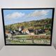 Oil on Canvas Painting of a Burgundian Village signed Blayo