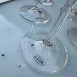 Verres à vin en véritable cristallin