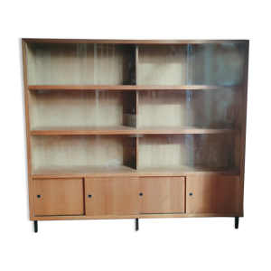 Meuble bibliothèque vitrine années