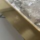 Large Vintage Murano Glass Brass Wall Lamp