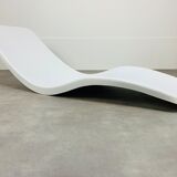 Eurolax R1 fiberglass deckchair by Charles Zublena