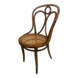 Curved wooden chair