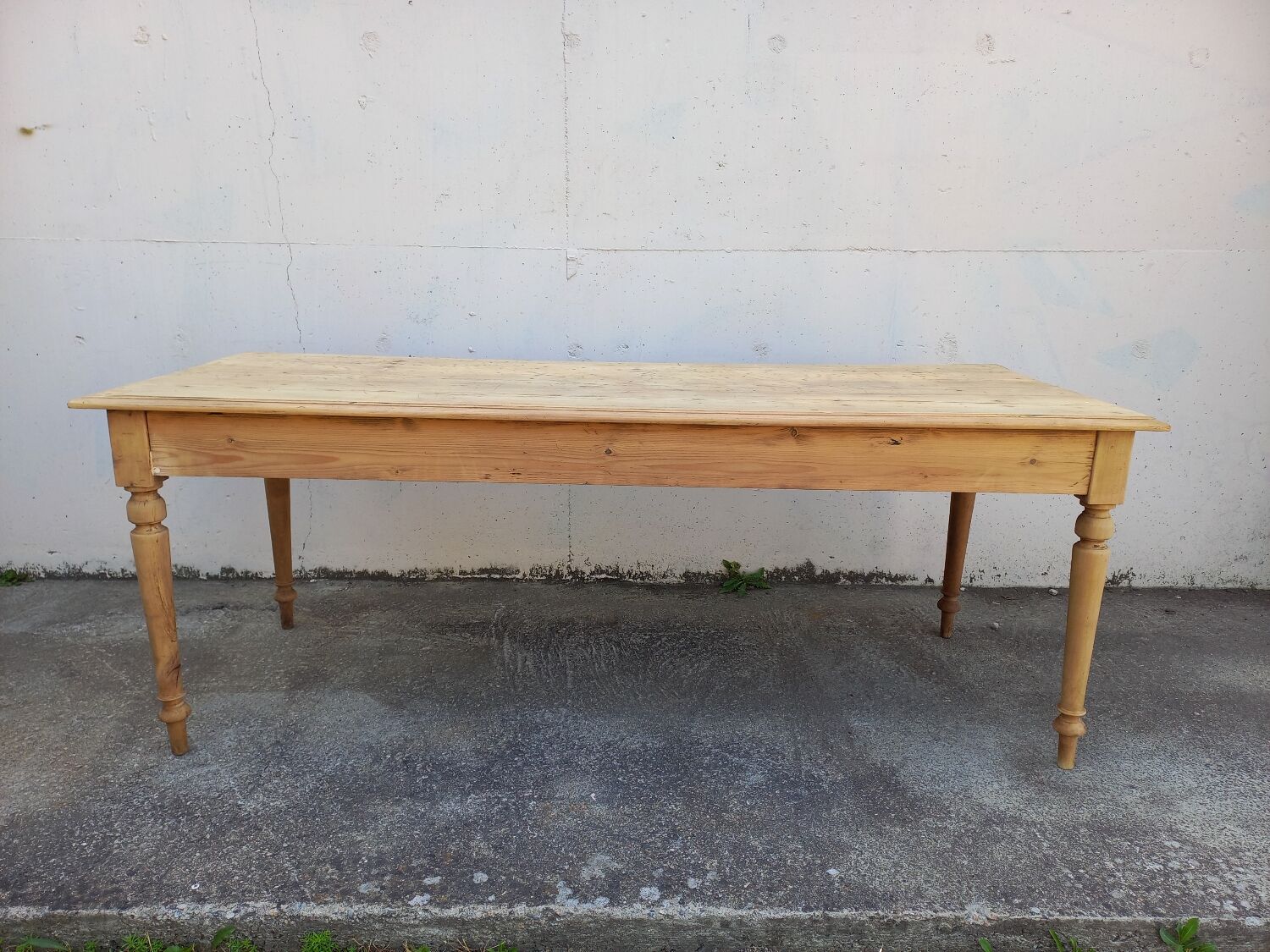 Table de ferme ancienne 200 cm