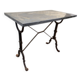 art deco wrought iron bistro table