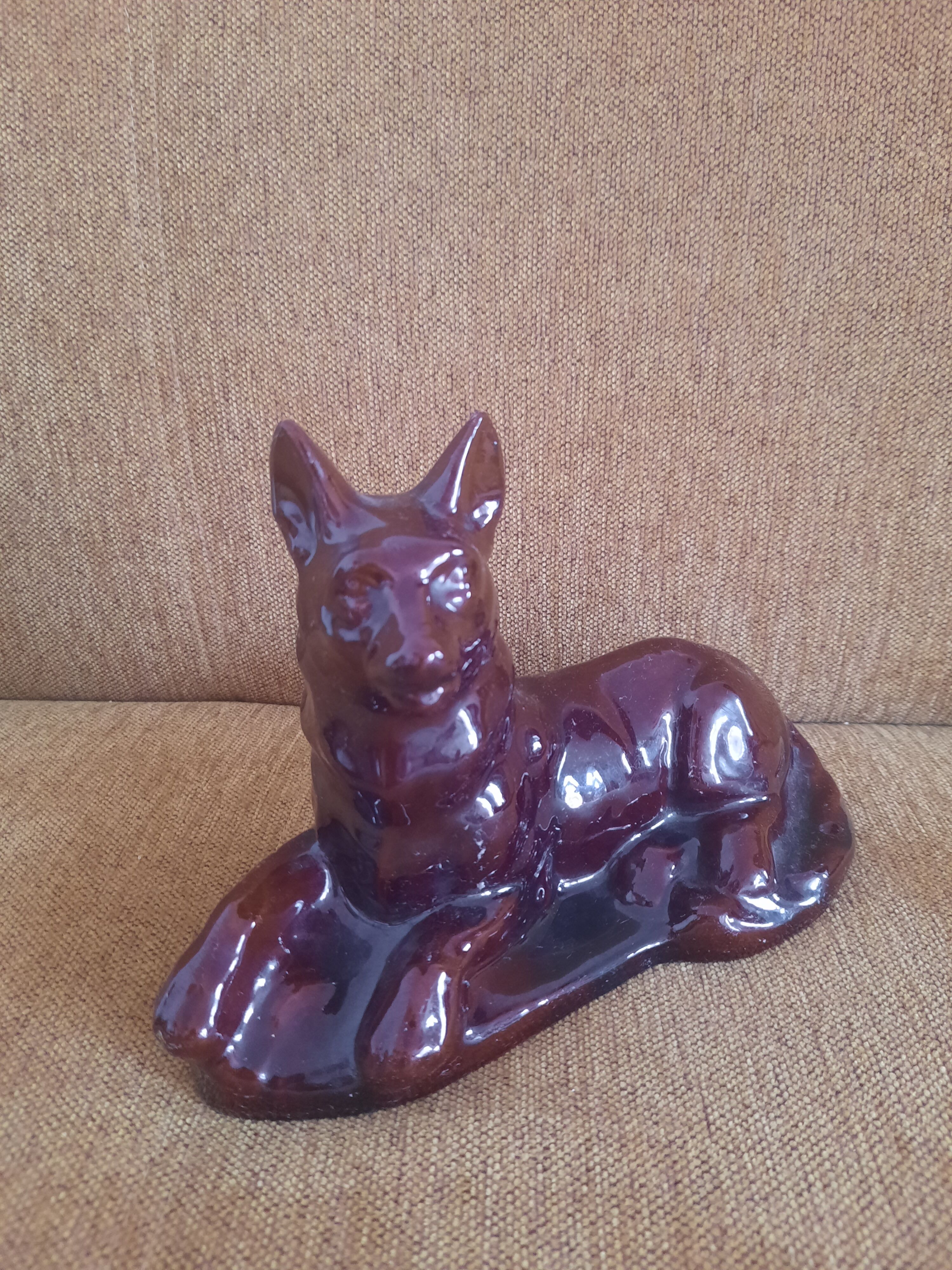 Vintage ceramic dog