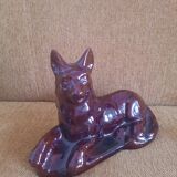 Vintage ceramic dog